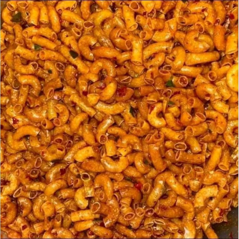 

Makaroni Cikruh Pedas Daun Jeruk