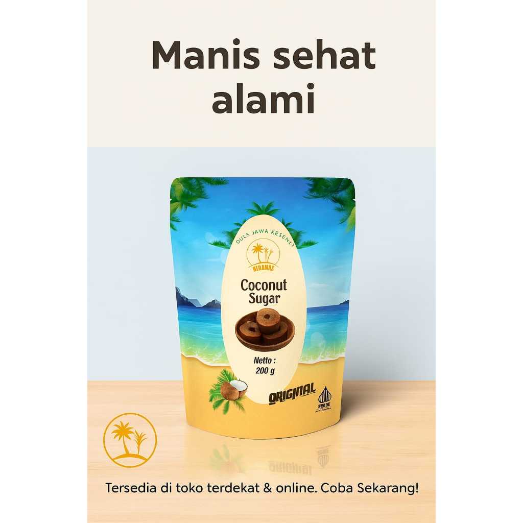 

NIRAMAS COCONUT SUGAR (Gula Jawa Kelapa)
