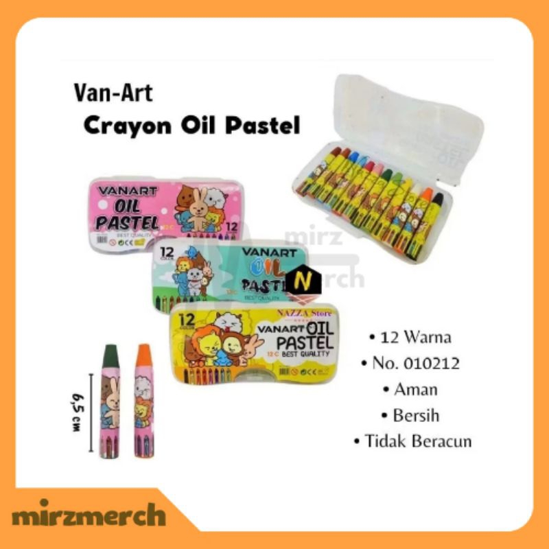 

Crayon Van-Art 12 Warna oil pastel colour pen