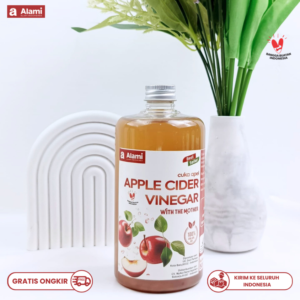

ALAMI CUKA APEL MURNI 500 ML 100% ORIGINAL MENU DIET SEHAT ALAMI