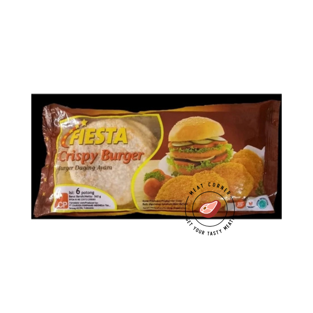 

FIESTA Crispy Burger Ayam 360gr. Meat Corner Kota Bambu