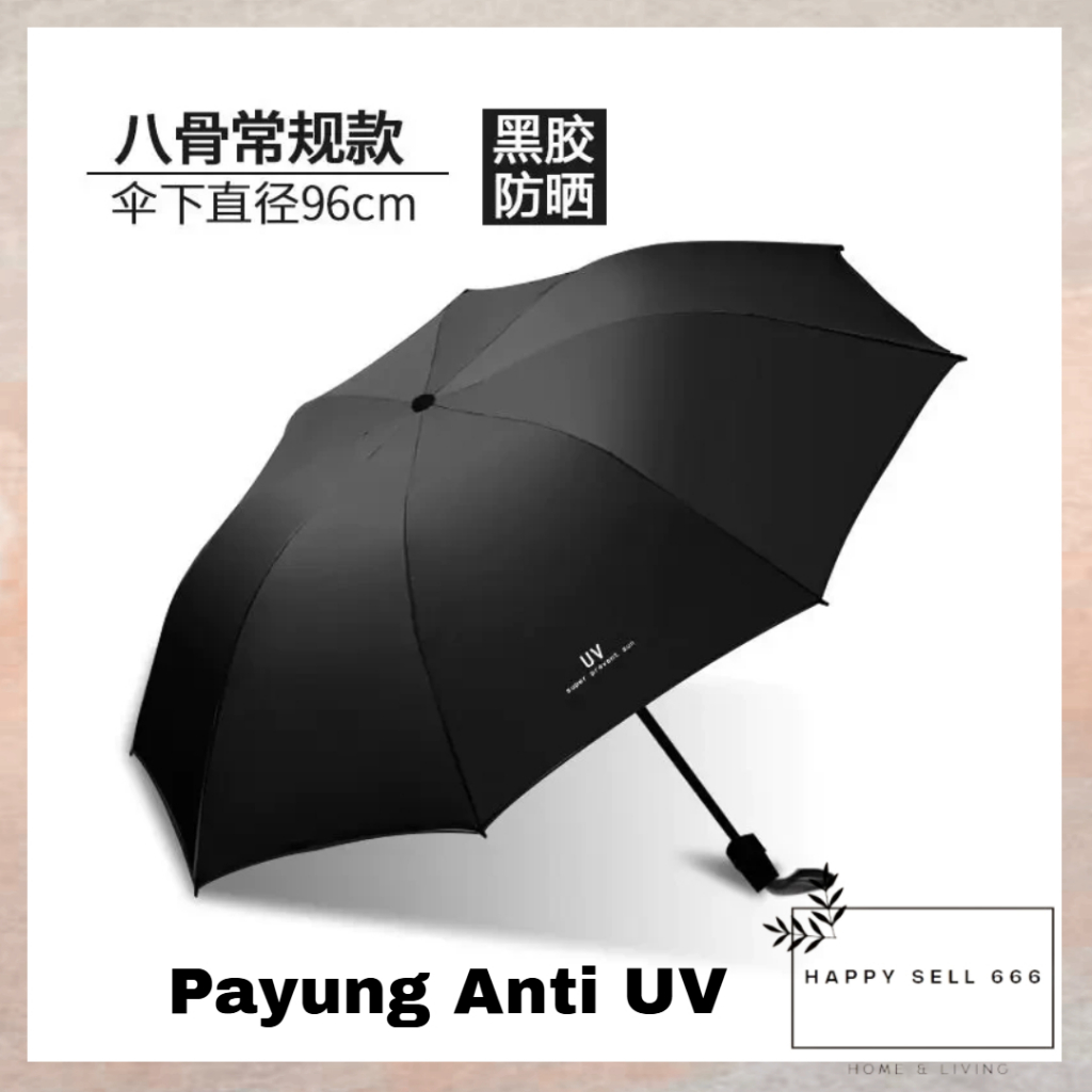 HPSELL Payung Lipat Korea Anti UVJari Premium Rangka Kuat Kokoh Payung Dewasa Umbrella