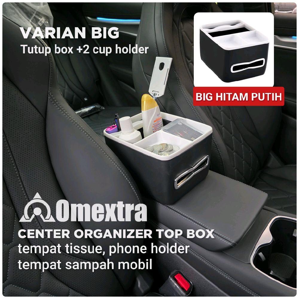 UNIVERSAL STORAGE ADDITIONAL OMEXTRA ARMREST BOX MOBIL CAR CUP HOLDER UNIVERSAL STORAGE ADDITIONAL