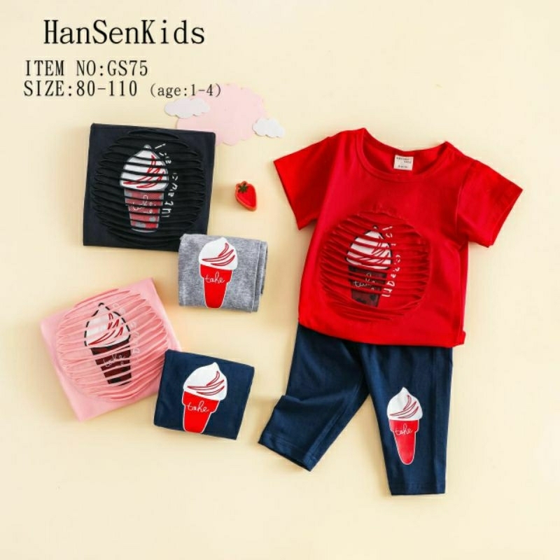 set anak ice cream HAN SEN KIDS