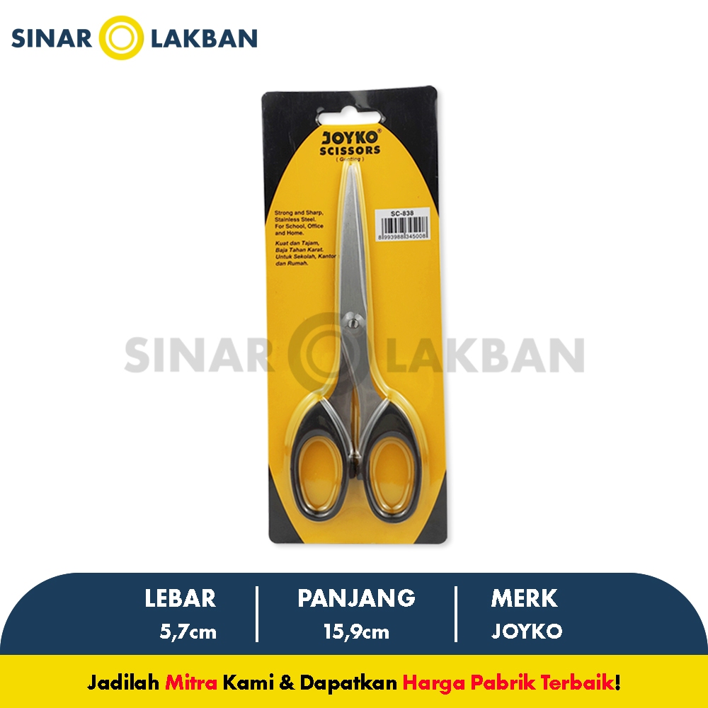 

Gunting Besar Scissors Joyko SC-838 SINAR LAKBAN
