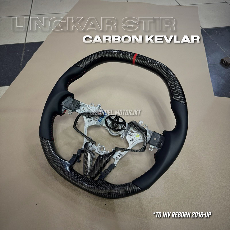 Lingkar stir carbon kelvlar innova reborn