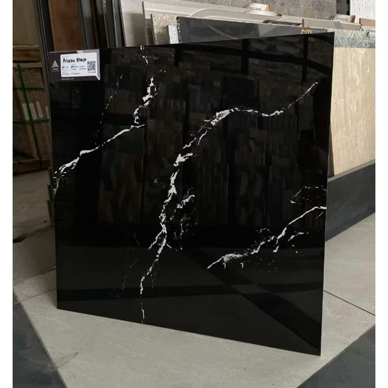 GRANITE 60X60 ARCELIO BLACK GLOSSY KW1  ARNA