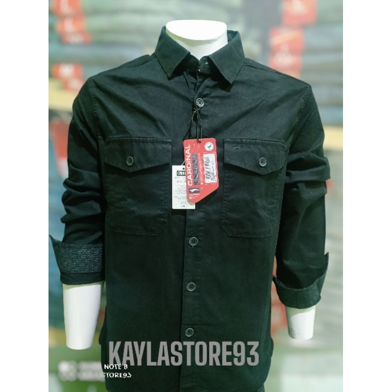 KEMEJA JAKET CARDINAL JEANS ORIGINAL PRIA  lengan panjang TERBARU