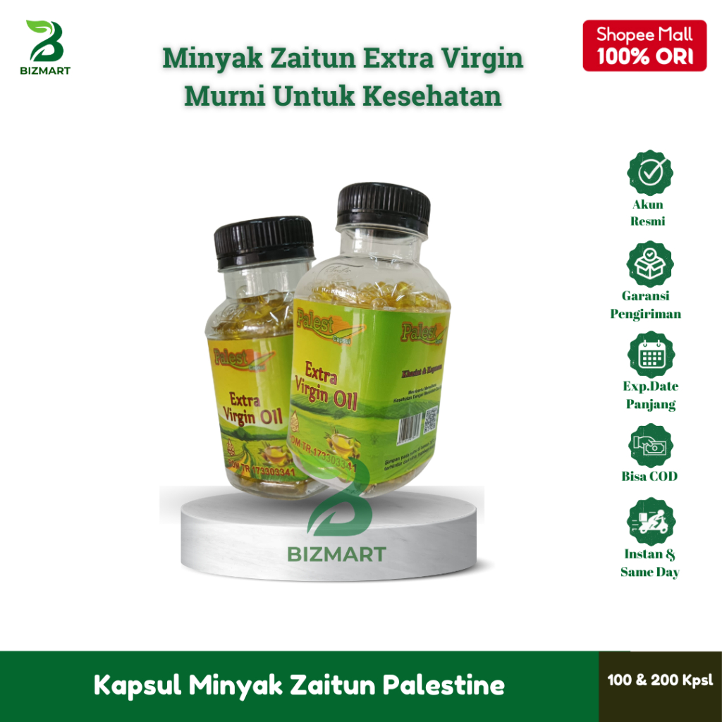 Minyak Zaitun Kapsul Original Asli Palestine Untuk Kesehatan Gula Darah