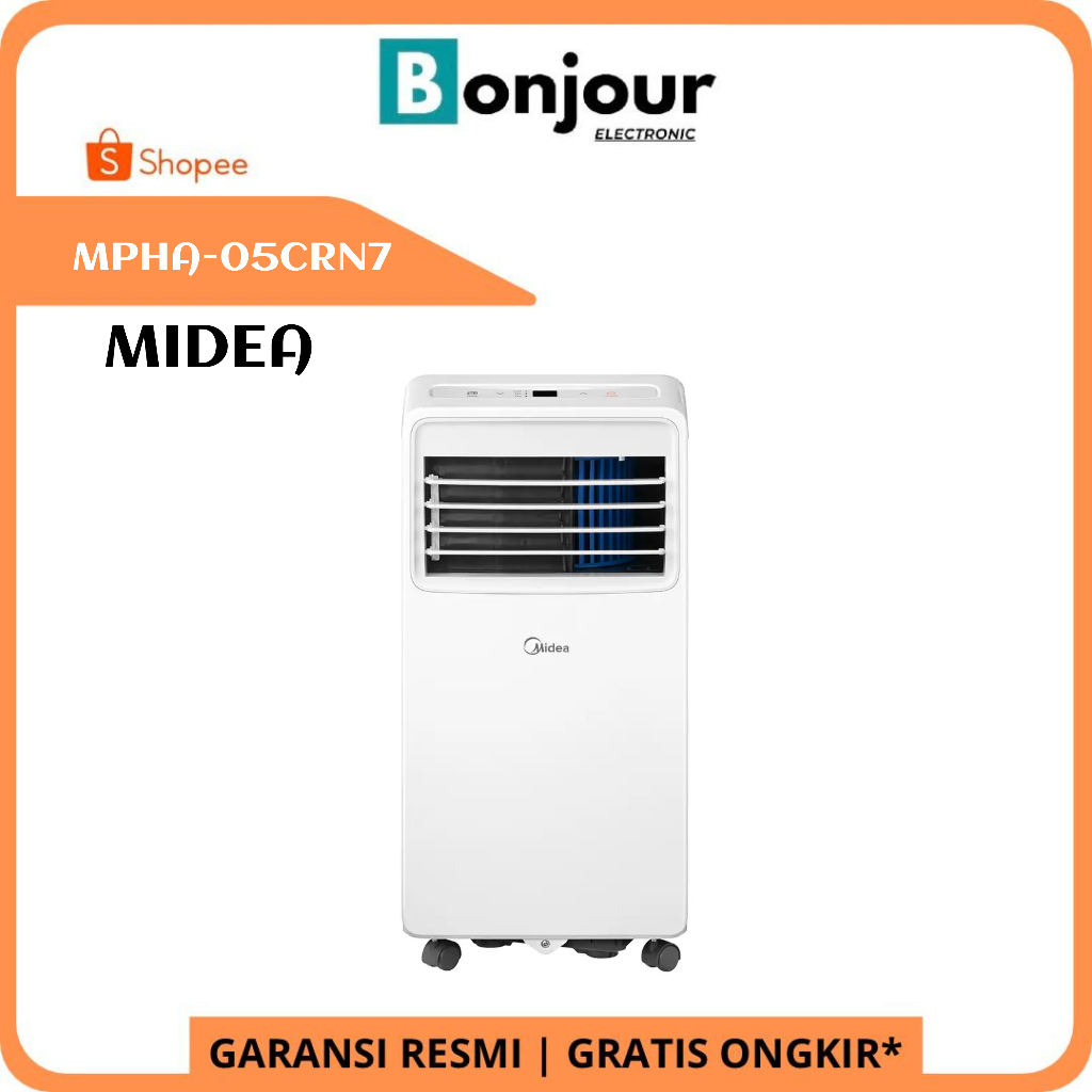 AC Portable Midea 1/2 PK MPHA 05CRN7 AC Portable 1/2PK Midea