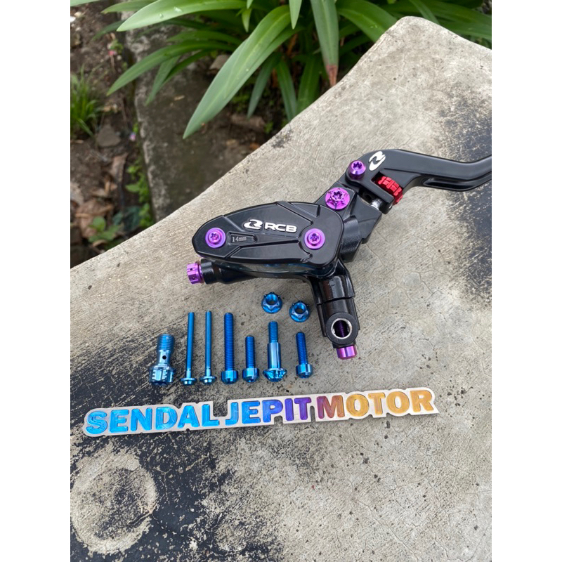 BAUT TITANIUM MASTER REM RCB OVAL E2+ BAUT TITANIUM MASTER REM E2 PLUS BAUT TITANIUM TUTUP TABUNG RC