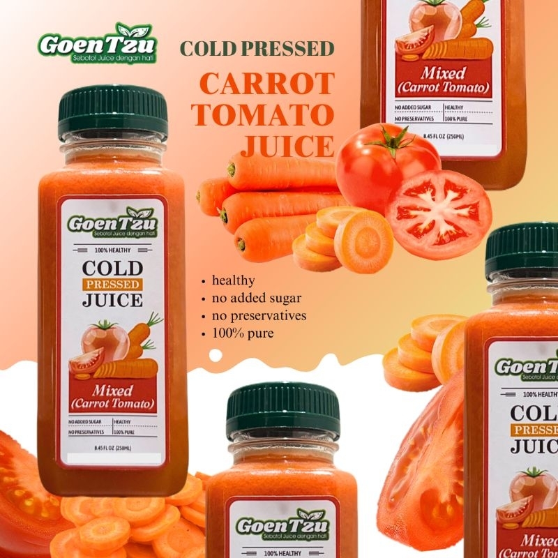 

Jus Wortel Tomat / Carrot Tomato Juice Cold Pressed