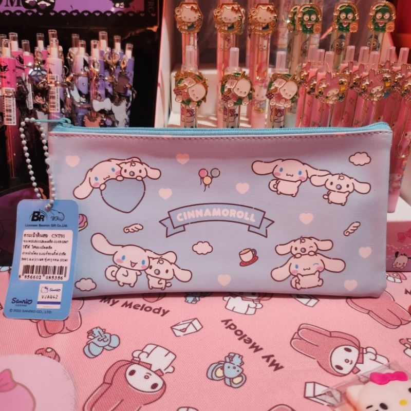 

Tempat Pensil Zipper Cinnamoroll Melody Original Sanrio Moshi Moshi Bangkok