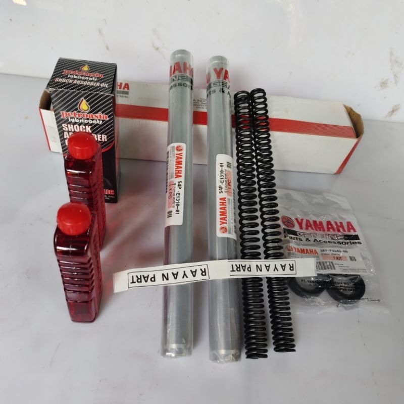 Shock depan Mio J shock depan Mio J komplit silsok+olisok+persok sok depan Mio J