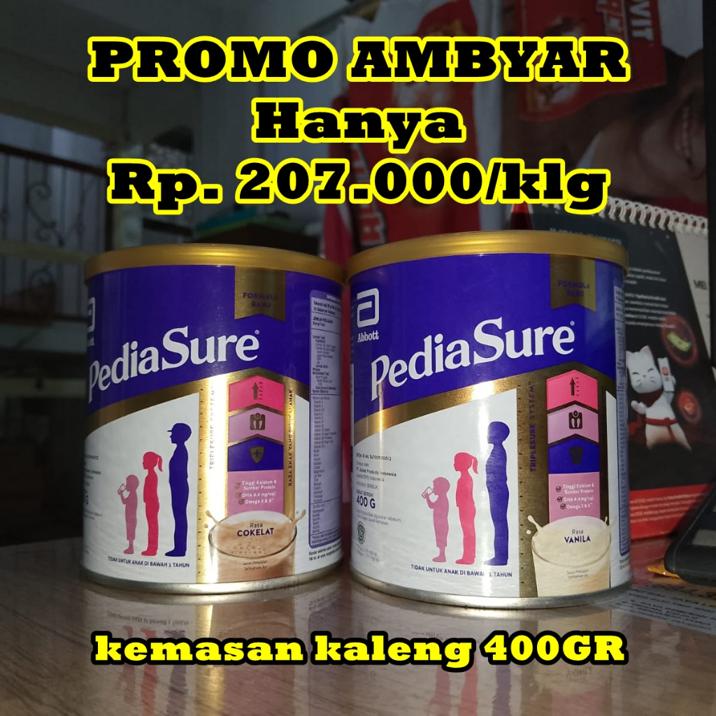 

PEDIASURE TRIPLESURE VAN/CHO 400GR