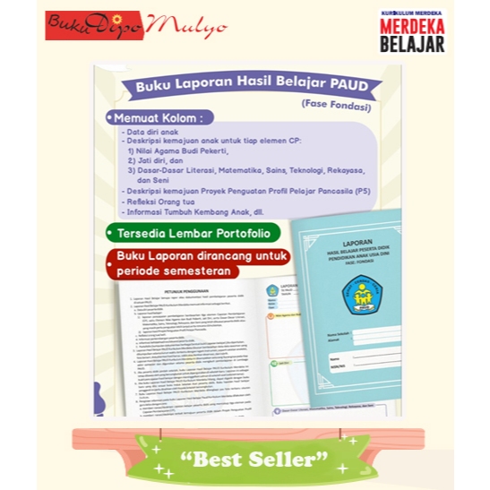 RAPORT TK PAUD KURIKULUM MERDEKA