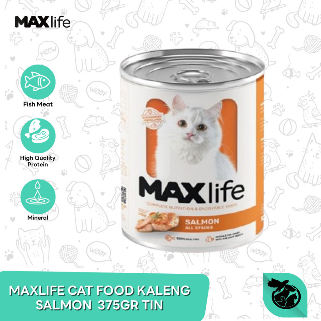 Makanan Kucing Kaleng MaxLife Cat food Can 375 Gram