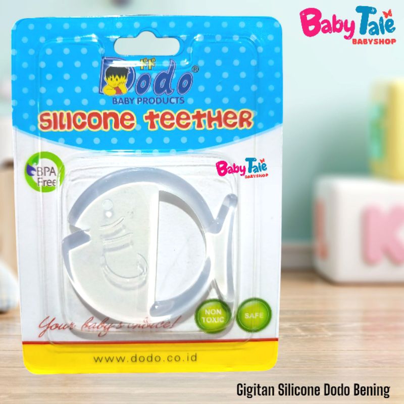 Dodo Silicone Teether | Gigitan Bayi Silikon Transparan