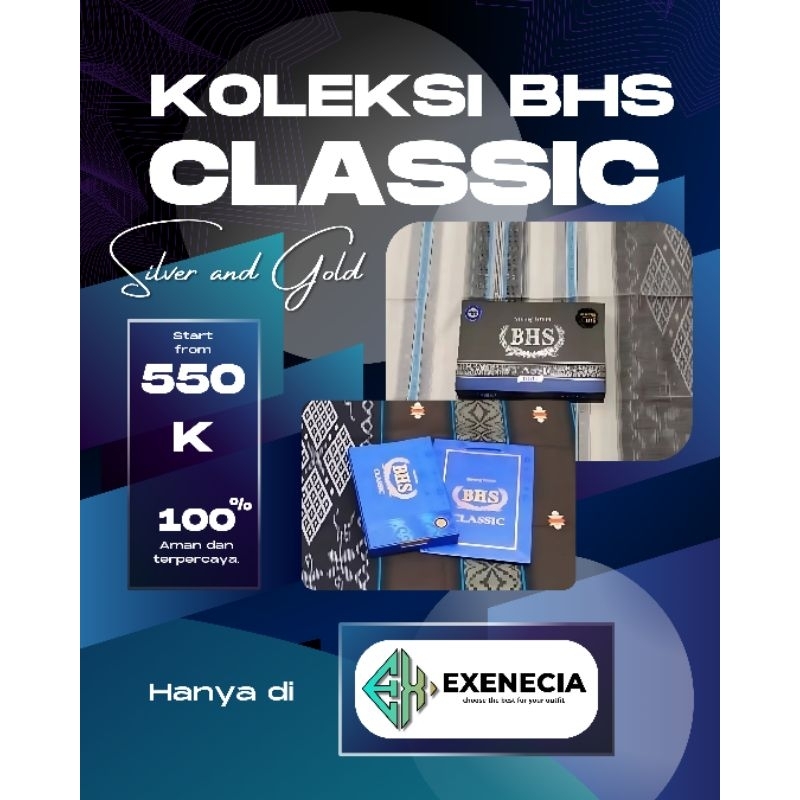 Sarung BHS CLASSIC GOLD AND SILVER