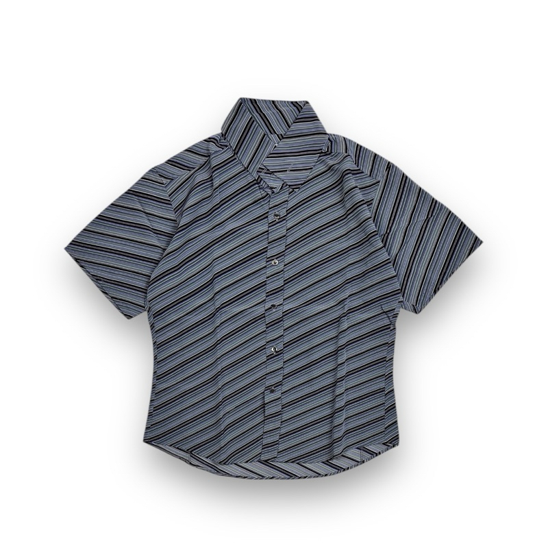 Atelier Sab Vintage Striped Shirt Slim Fit