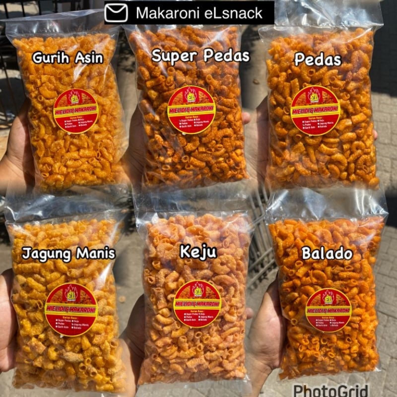 

MAKARONI PIPA ELSNACK RENYAH 250GRAM