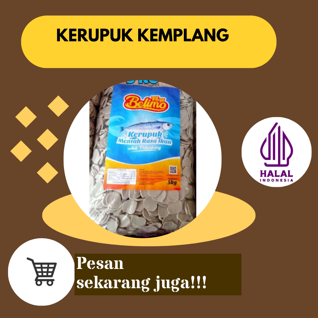 

Kerupuk kemplang Krupuk kemplang renyah 5kg