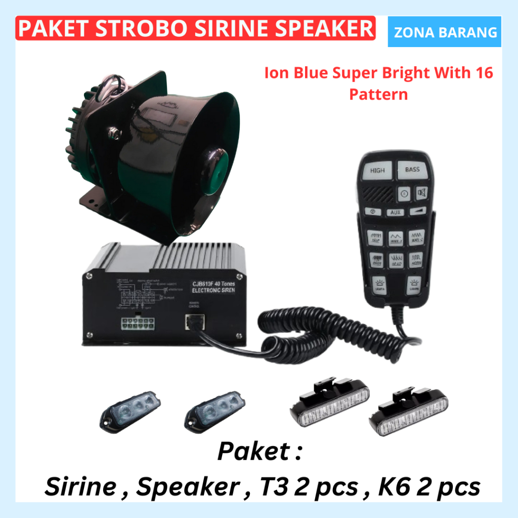 SIRINE WHELEN SOUND INJECTED MOTOR MOBIL AMBULANCE PATWAL PENGAWALAN VVIP STROBO SUPER TERANG DAN SU