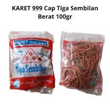 

Karet Gelang Cap TIGA SEMBILAN isi 100 gram - 1 Pak/Karet Nasi/Karet Makanan