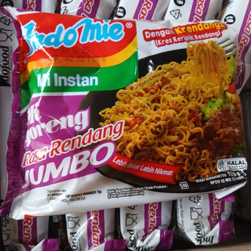 

Indomie Mie Goreng JUMBO Rendang Instant Noodles 127 gr