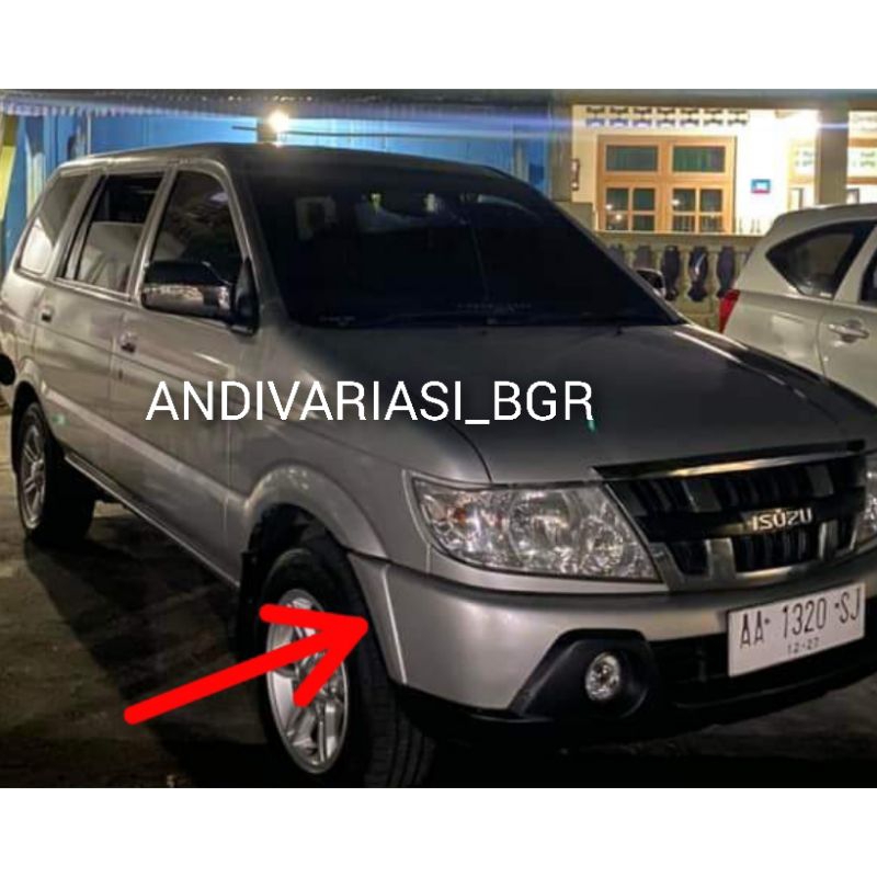 Over fender sambungan bemper ISUZU PANTHER KAPSUL bagian depan