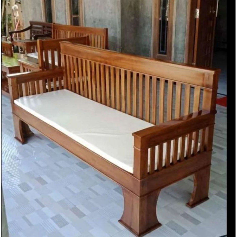 KURSI BALE BALE KAYU JATI BANGKU SOLID JEPARA
