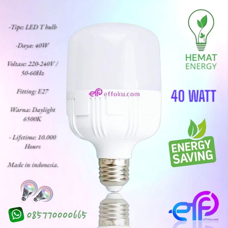 LAMPU LED BULB 40 WATT JUMBO