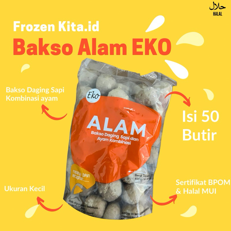

BAKSO ALAM SUPER EKO ISI 50