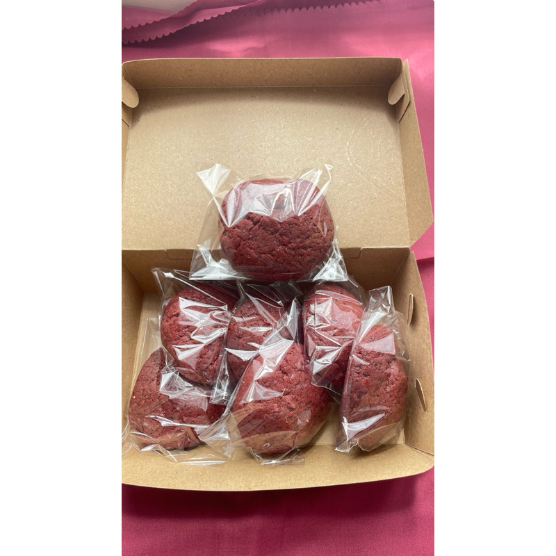

soft cookies varian ori dan red velvet