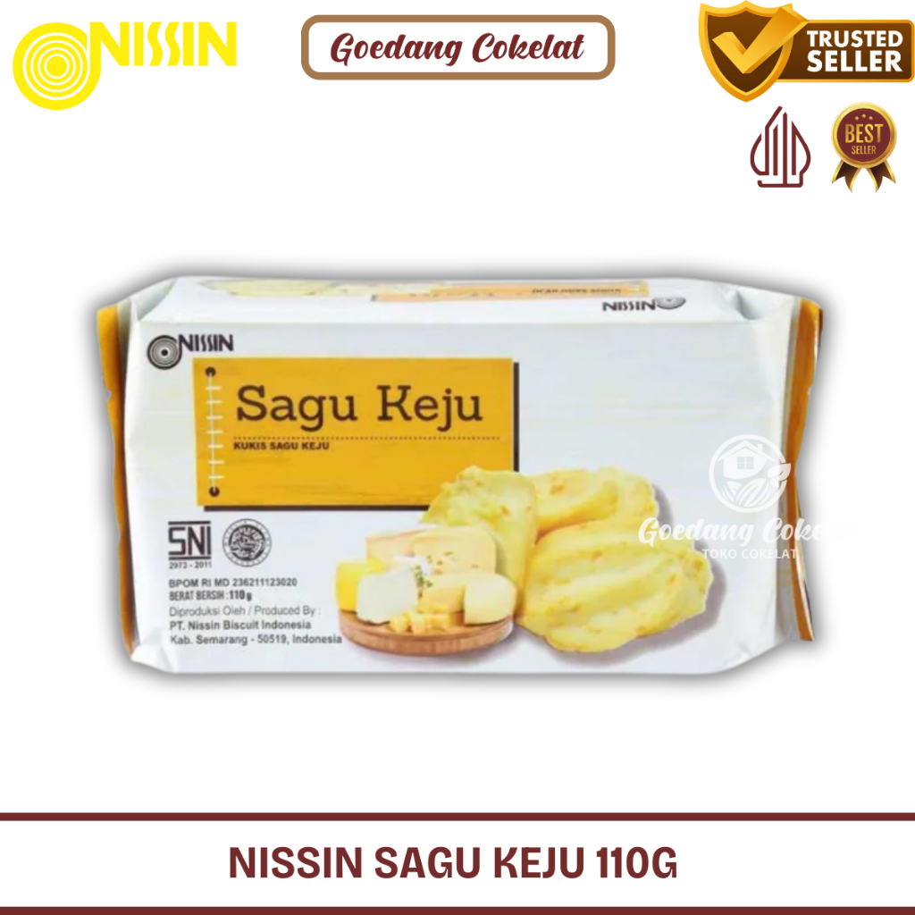 

Nissin Cookies Kukis Sagu Keju 110 gr