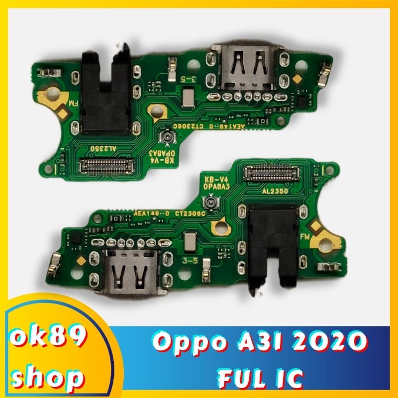 Flexi Charger - Papan Charger - Konector Oppo A31 2020 - Oppo F17 Pro - A93 (4G) - Reno 4F - Reno 5F