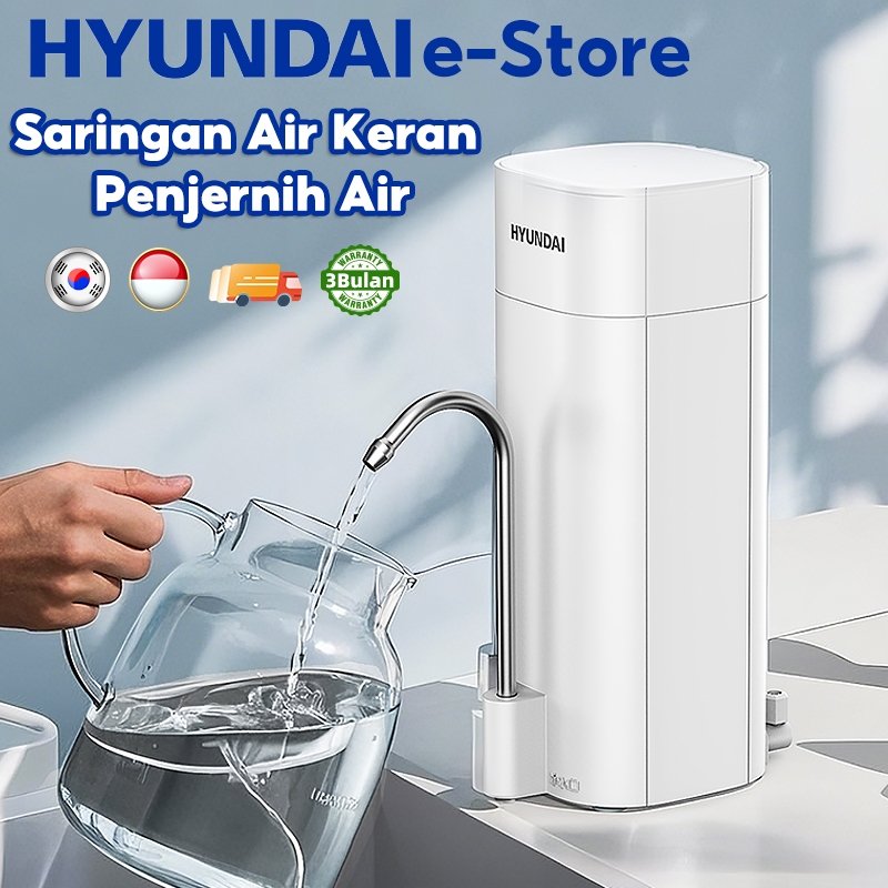 HYUNDAI Saringan Air Keran Penjernih Air Penyaring Filter Air kran Water Purifier Air Minum