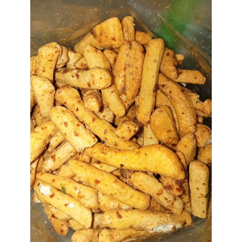 

STIK BASRENG/BASRENG PEDAS/BASRENG DAUN JERUK ASIN PEDAS/BASRENG 250gr