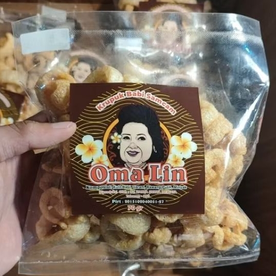 

Krupuk Babi Samcam Oma Lin 70 Gram