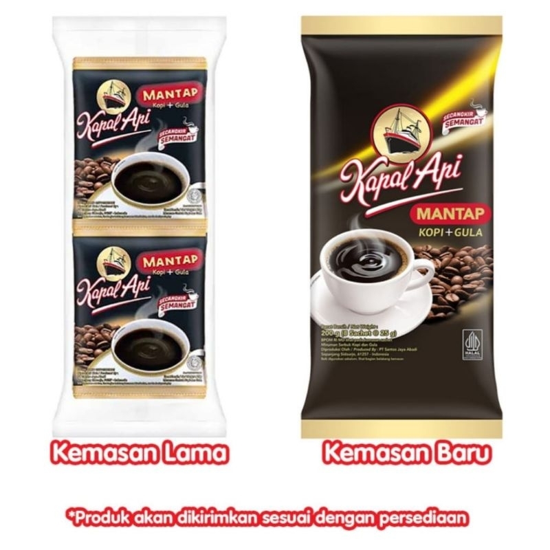 

KAPAL API KOPI BUBUK PLUS GULA MANTAP ISI 8x24 GRAM BY SANTOS JAYA ABADI TStore