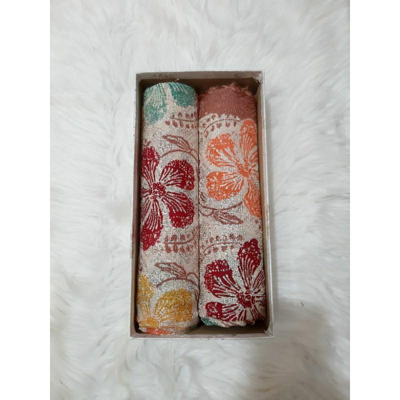 COD Kain batik viscose /Bahan batik sutra viscose/Batik silk/Kado set batik/Hampers batik