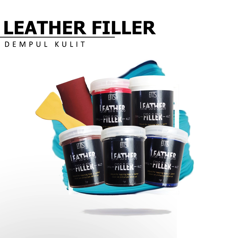 Dempul Kulit / Leather Filler / Dempul Sepatu Kulit atau Kulit Sintetis / Dempul Tas Kulit / Jok / S