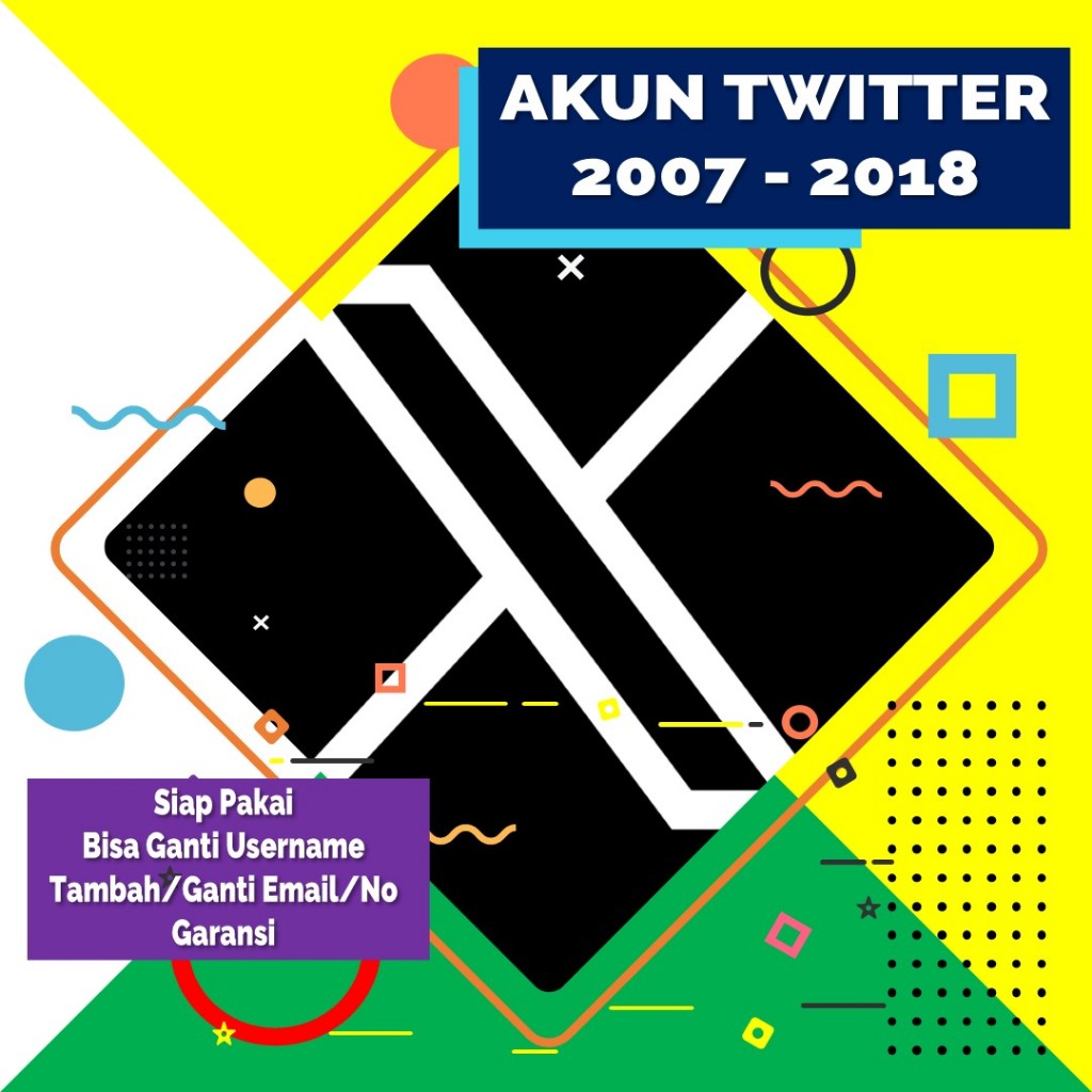 [Garansi] Akun Twitter Tua Tahun 2007 - 2016 Bergaransi