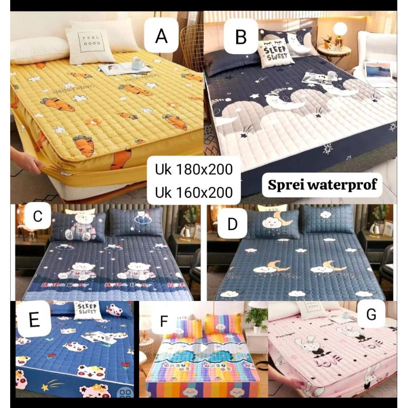 Sprei alas kasur waterproof anti ompol balikpapan