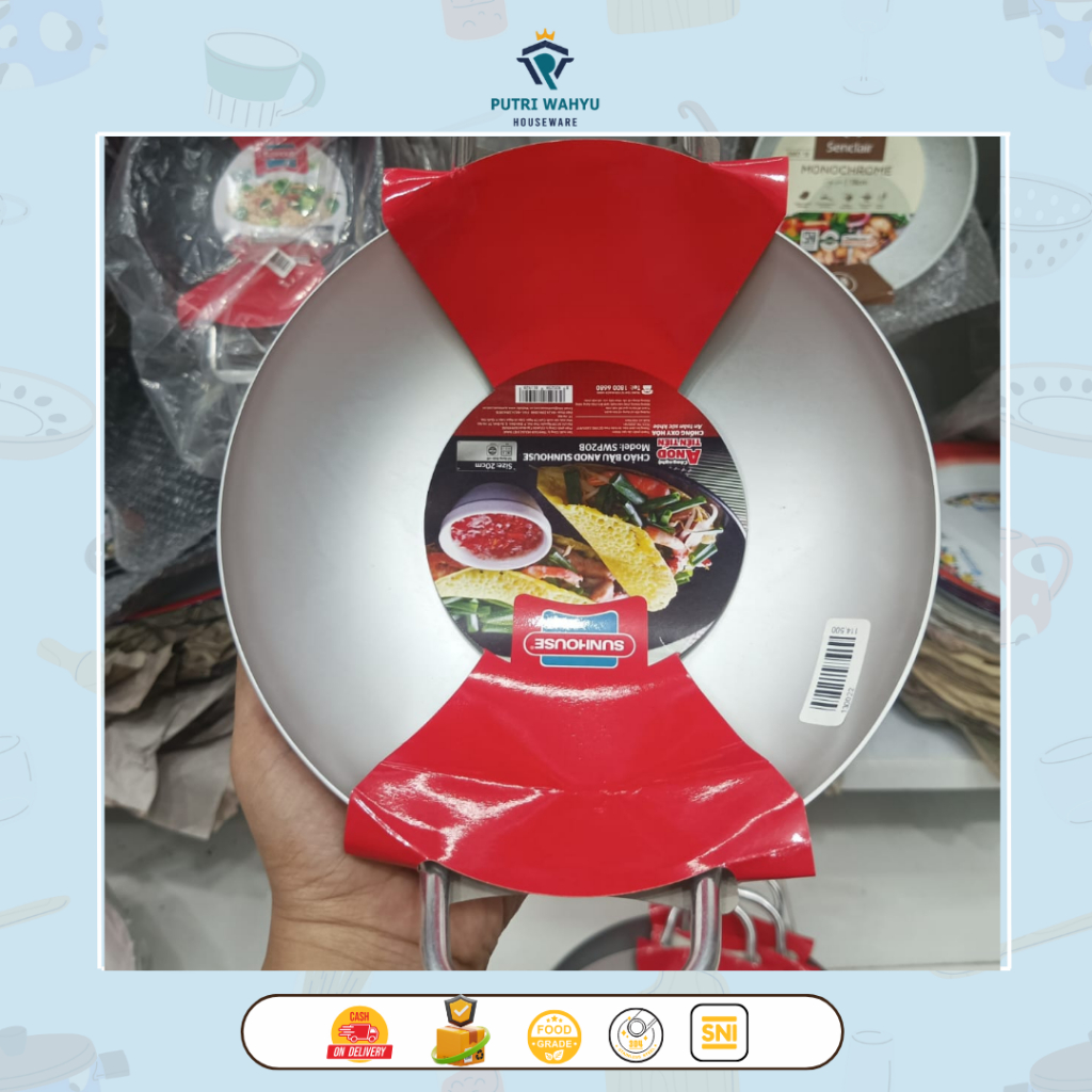 Wajan penggorengan Wokpan sunhouse  Merek sunhouse