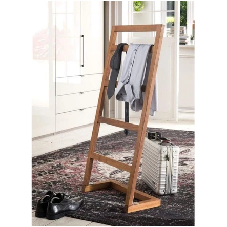 Rak Kayu Stand Hanger Gantungan Jemuran Baju Handuk Serbaguna Penyimpan Sarung Alat Solat Minimalis