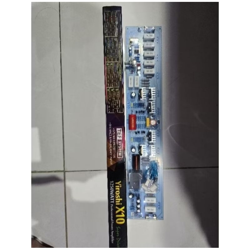 YIROSHI X10 SUPER DRIVER PROFESIONAL POWER AMPLIFIER