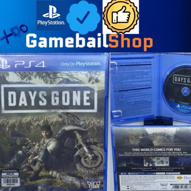 PS4 Game - Days Gone DaysGone ( Reg 3 / 2 / All Asia / English ) Kaset Game BD PS4 FISIK
