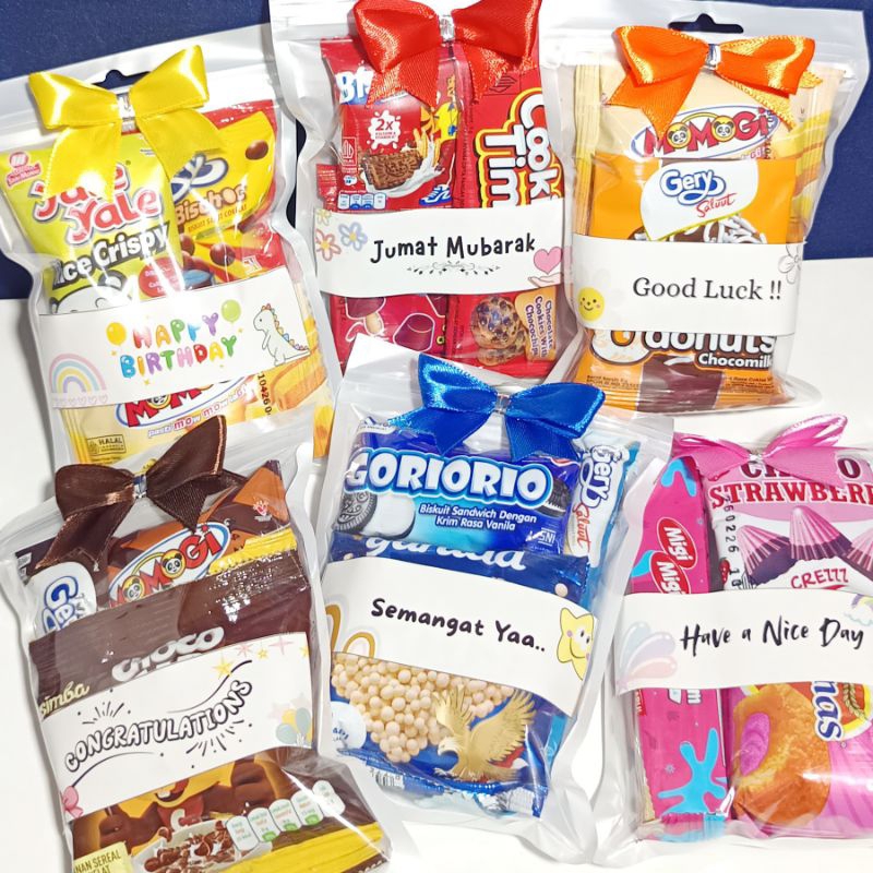 

MINI GIFT SNACK/SNACK ULTAH/HAMPERS ULTAH/HADIAH SNACK CUSTOM