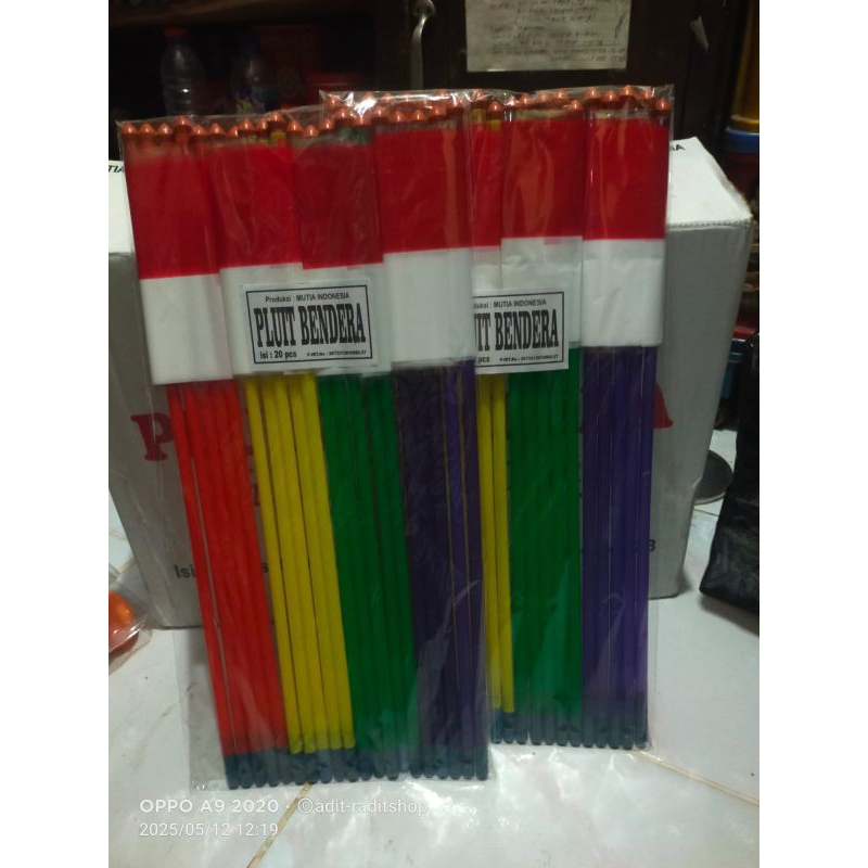 Mainan Bendera Mainan Anak Bendera Plastik Merah Putih 20 Pcs